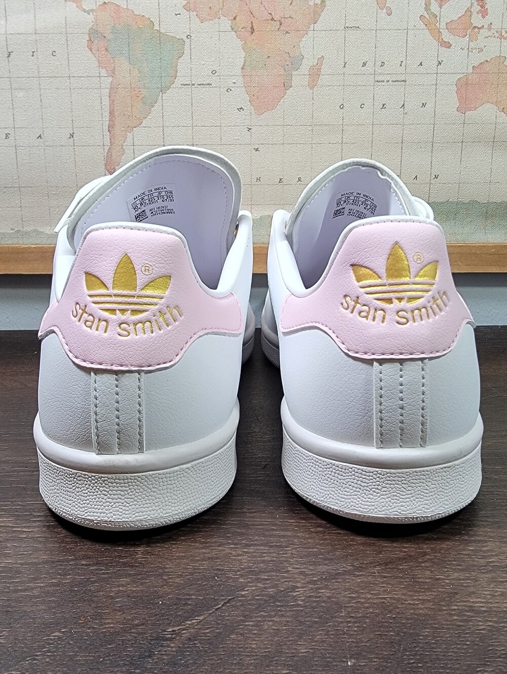 BRAND NEW Adidas Stan Smith 'Hearts Clear Pink' Women's Size 10.0 - Picture 5 of 7
